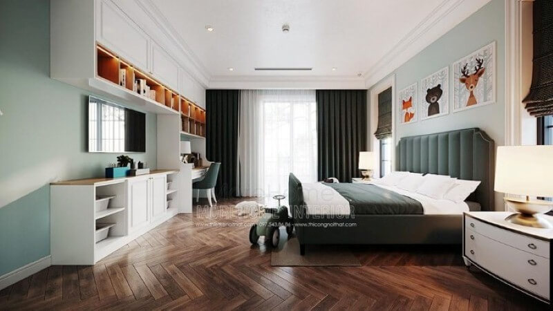 Chiêm ngưỡng mẫu thiết kế phòng ngủ biệt thự đẹp được hoàn hảo